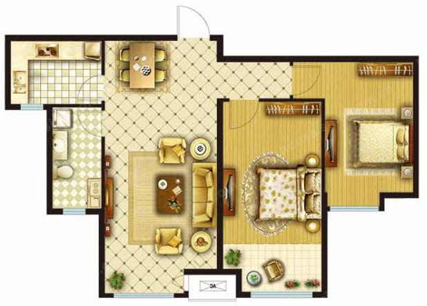 保定万和蓝山结构图