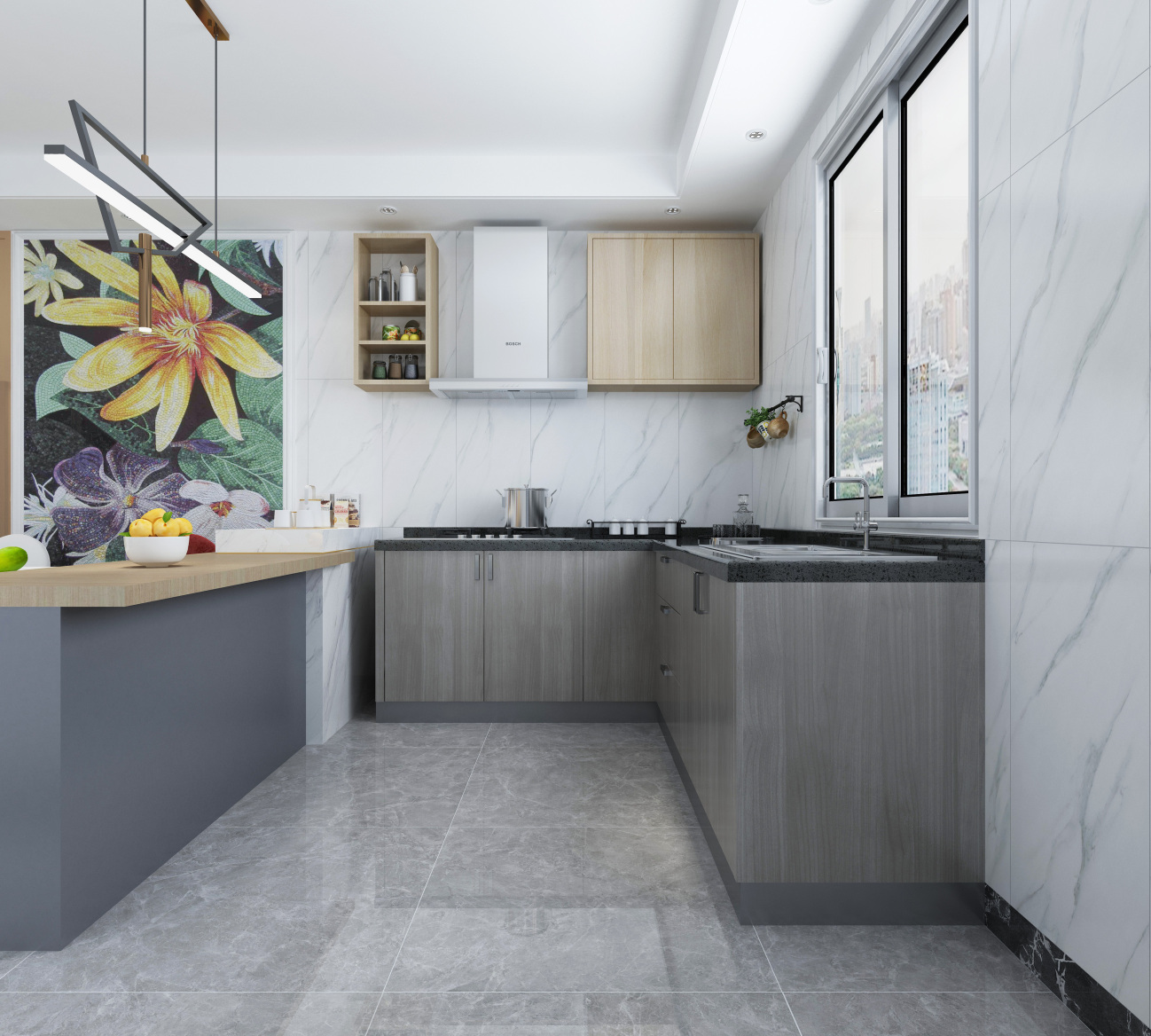 装修干货|厨房墙面这样铺，让人天天想下厨